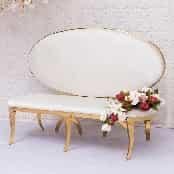 Stainless Steel Wedding Sofa JYHQSF07