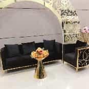 Stainless Steel Wedding Sofa JYHQSF12